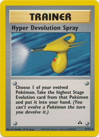 Hyper Devolution Spray (73/75) [Neo Discovery Unlimited] | Rock City Comics