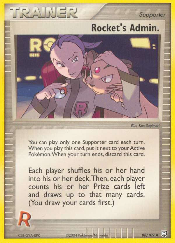 Rocket's Admin. (86/109) [EX: Team Rocket Returns] | Rock City Comics