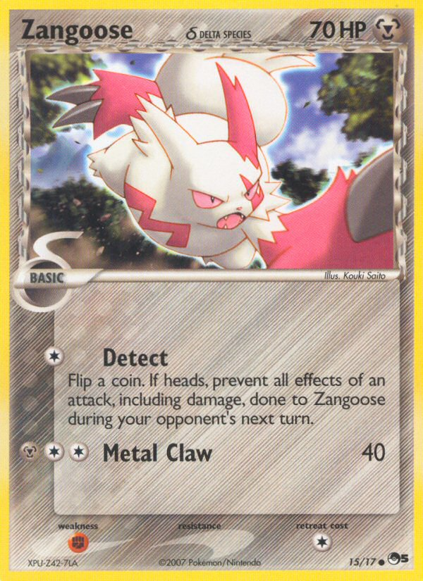 Zangoose (15/17) (Delta Species) [POP Series 5] | Rock City Comics