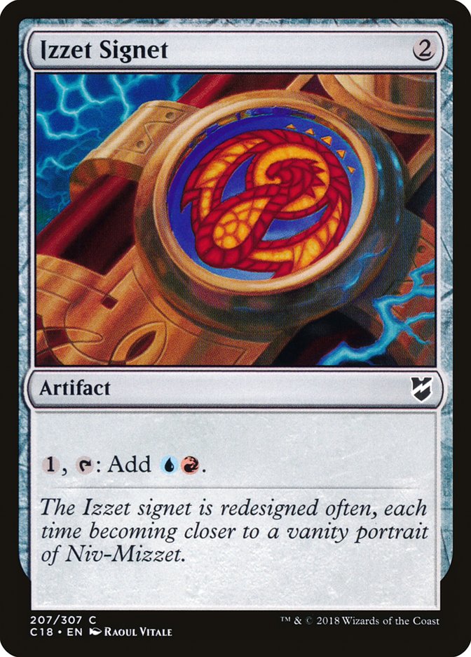 Izzet Signet [Commander 2018] | Rock City Comics