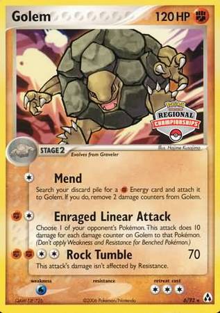 Golem (6/92) (Regional Championship Promo) [EX: Legend Maker] | Rock City Comics