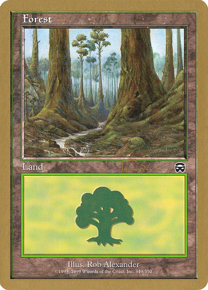 Forest (jt349) (Jan Tomcani) [World Championship Decks 2001] | Rock City Comics