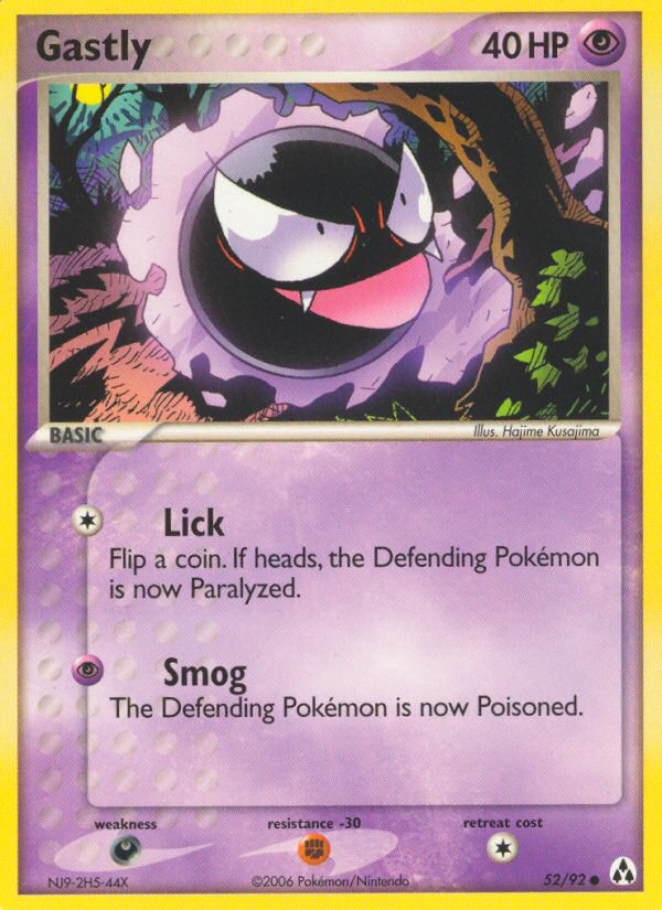 Gastly (52/92) [EX: Legend Maker] | Rock City Comics