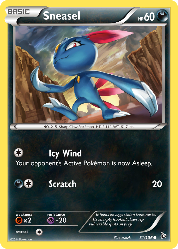 Sneasel (51/106) [XY: Flashfire] | Rock City Comics