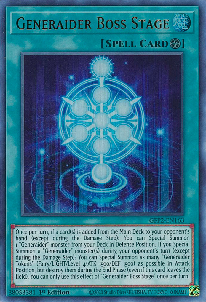 Generaider Boss Stage [GFP2-EN163] Ultra Rare | Rock City Comics