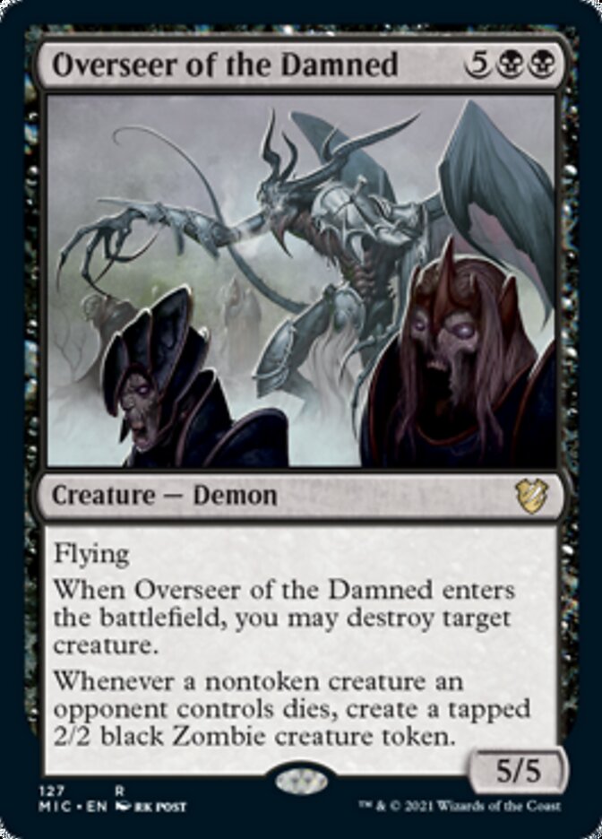 Overseer of the Damned [Innistrad: Midnight Hunt Commander] | Rock City Comics