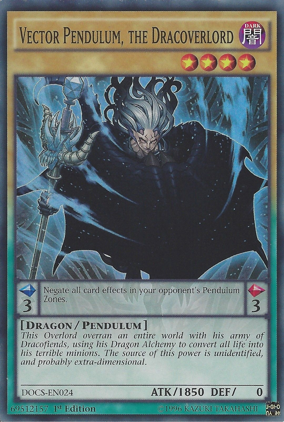 Vector Pendulum, the Dracoverlord [DOCS-EN024] Super Rare | Rock City Comics