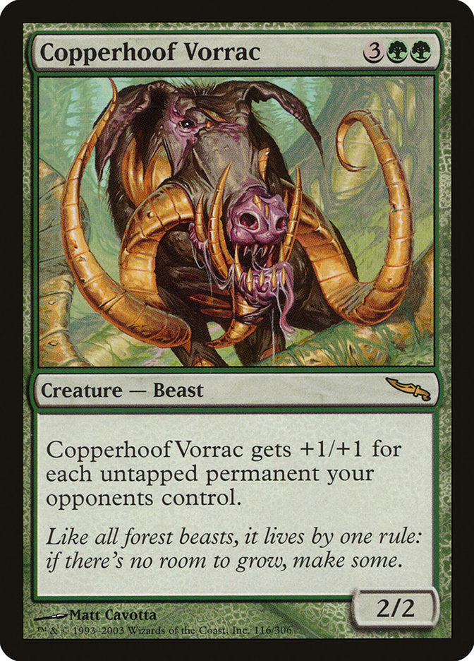 Copperhoof Vorrac [Mirrodin] | Rock City Comics