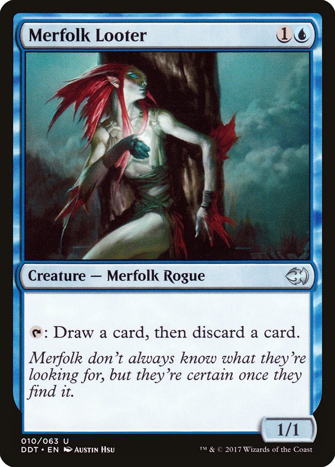 Merfolk Looter [Duel Decks: Merfolk vs. Goblins] | Rock City Comics