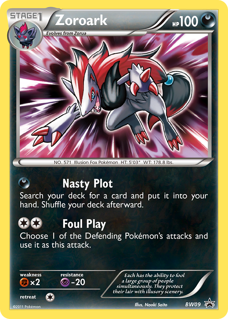 Zoroark (BW09) [Black & White: Black Star Promos] | Rock City Comics