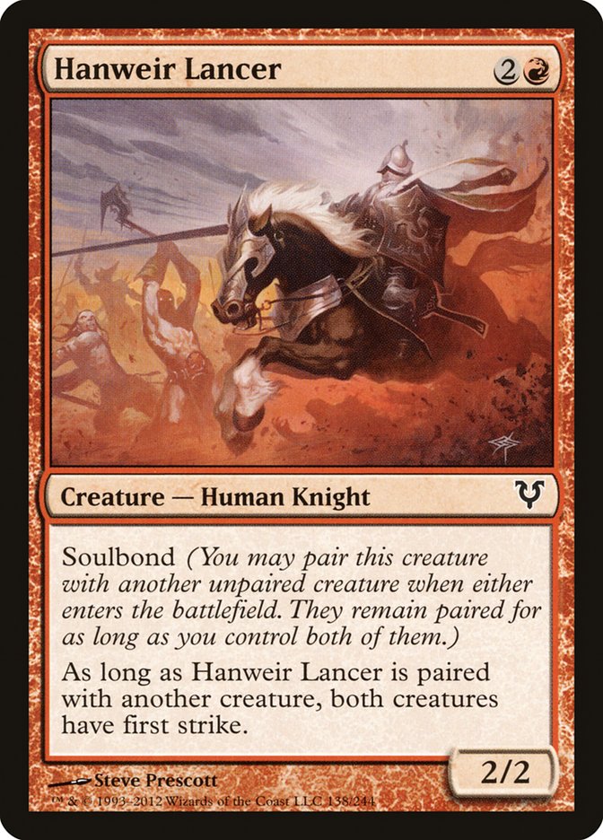 Hanweir Lancer [Avacyn Restored] | Rock City Comics