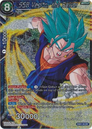 SSB Vegito, the Savior (Foil) (EX01-04) [Mighty Heroes] | Rock City Comics