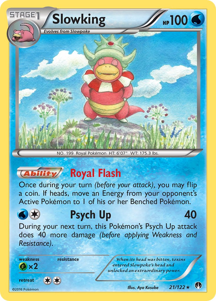 Slowking (21/122) (Theme Deck Exclusive) [XY: BREAKpoint] | Rock City Comics