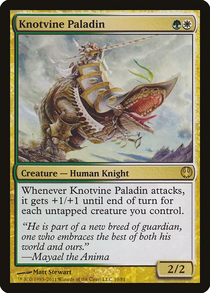 Knotvine Paladin [Duel Decks: Knights vs. Dragons] | Rock City Comics