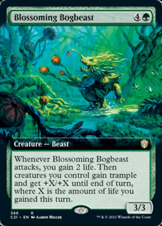 Blossoming Bogbeast (Extended) [Commander 2021] | Rock City Comics