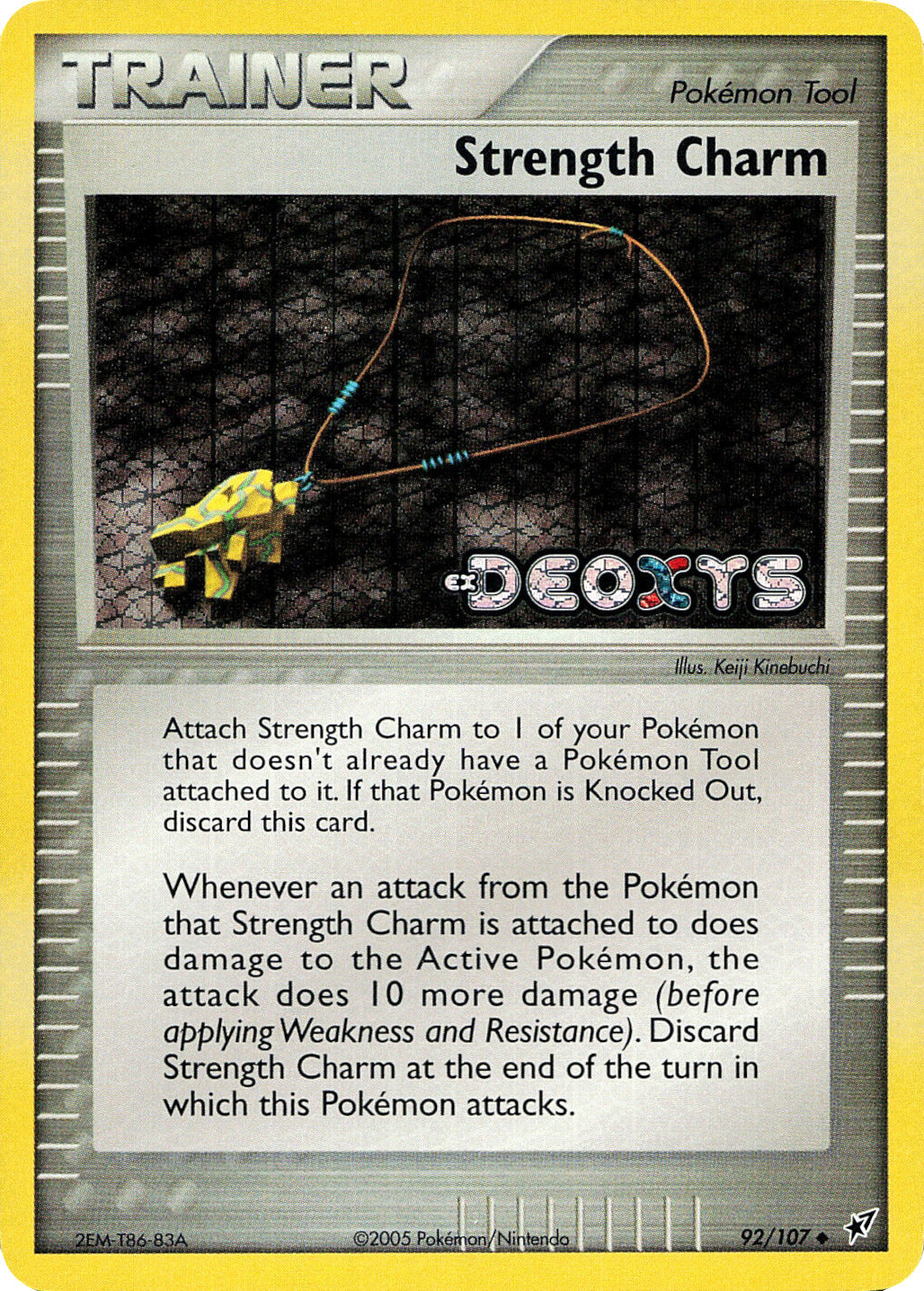 Strength Charm (92/107) (Stamped) [EX: Deoxys] | Rock City Comics