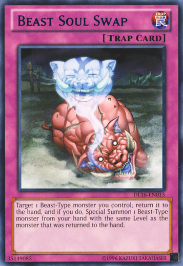 Beast Soul Swap (Blue) [DL16-EN015] Rare | Rock City Comics