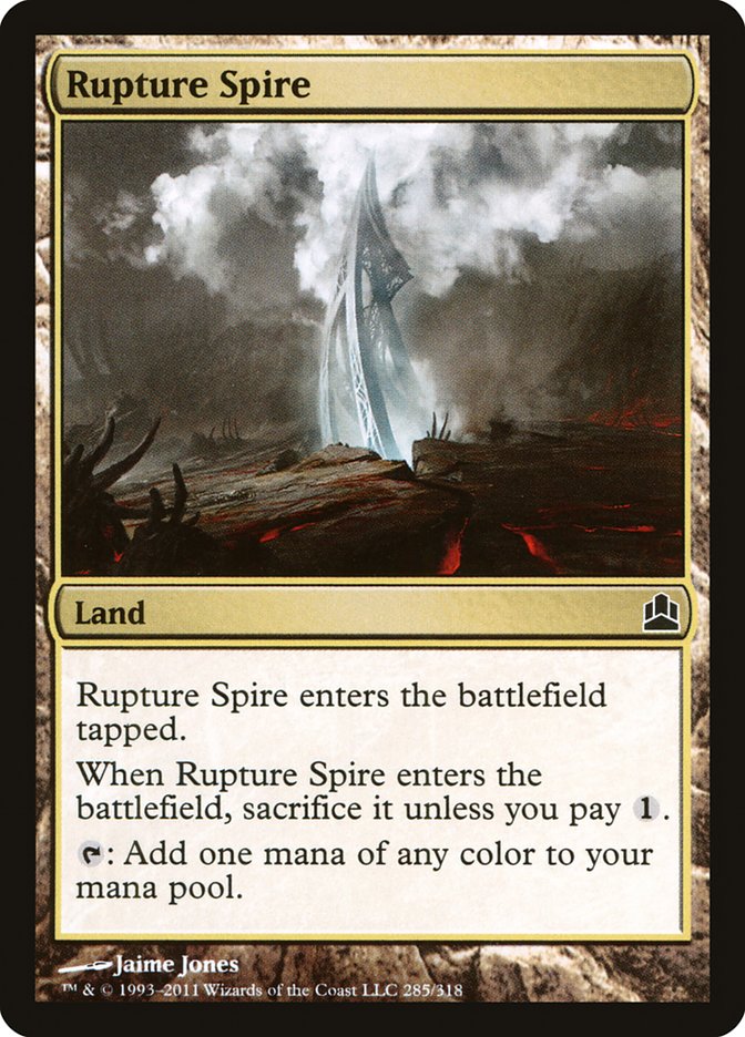 Rupture Spire [Commander 2011] | Rock City Comics