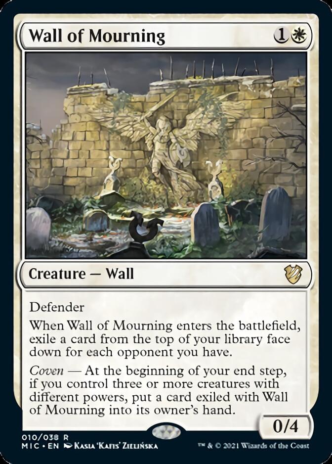 Wall of Mourning [Innistrad: Midnight Hunt Commander] | Rock City Comics