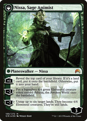 Nissa, Vastwood Seer // Nissa, Sage Animist [Magic Origins Prerelease Promos] | Rock City Comics