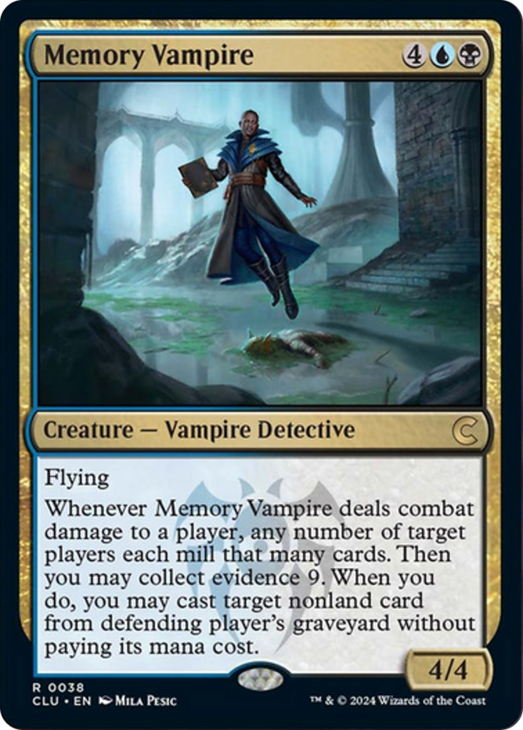 Memory Vampire [Ravnica: Clue Edition] | Rock City Comics