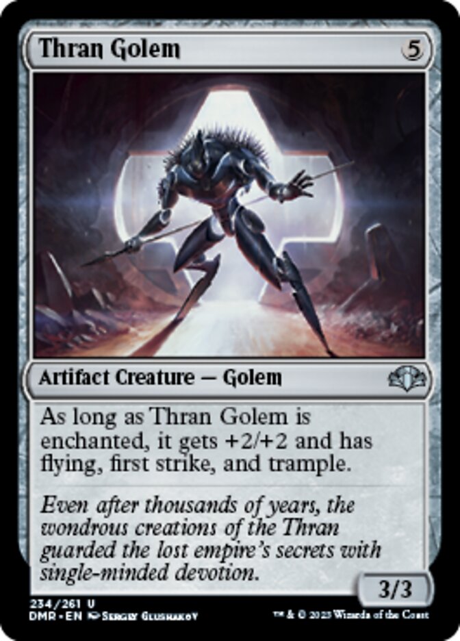 Thran Golem [Dominaria Remastered] | Rock City Comics