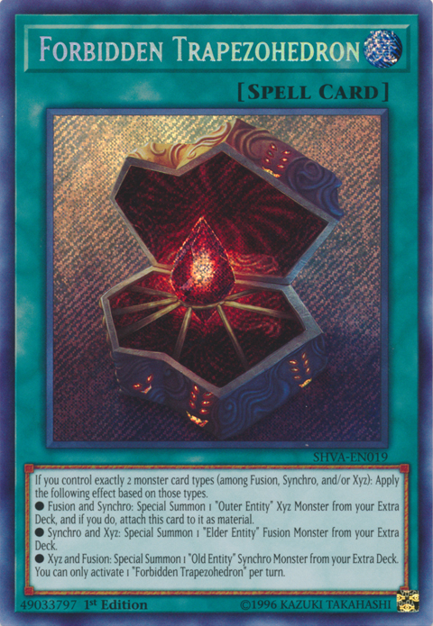 Forbidden Trapezohedron [SHVA-EN019] Secret Rare | Rock City Comics