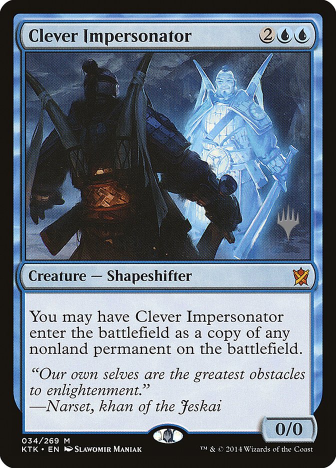 Clever Impersonator (Promo Pack) [Khans of Tarkir Promos] | Rock City Comics