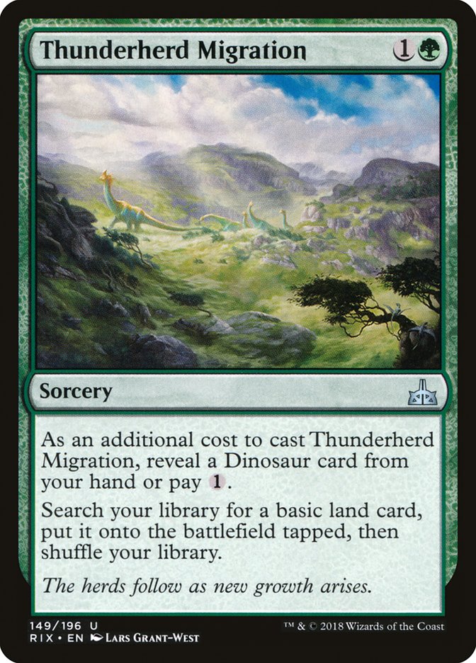 Thunderherd Migration [Rivals of Ixalan] | Rock City Comics