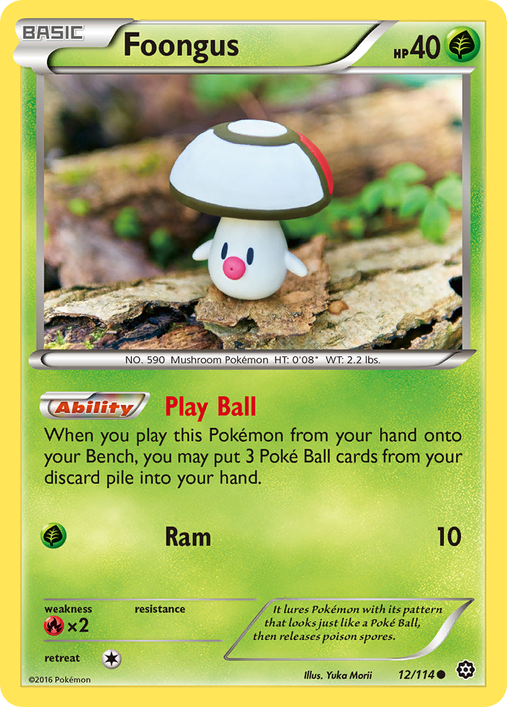 Foongus (12/114) [XY: Steam Siege] | Rock City Comics