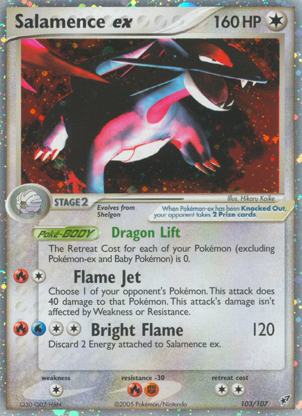 Salamence ex (103/107) [EX: Deoxys] | Rock City Comics