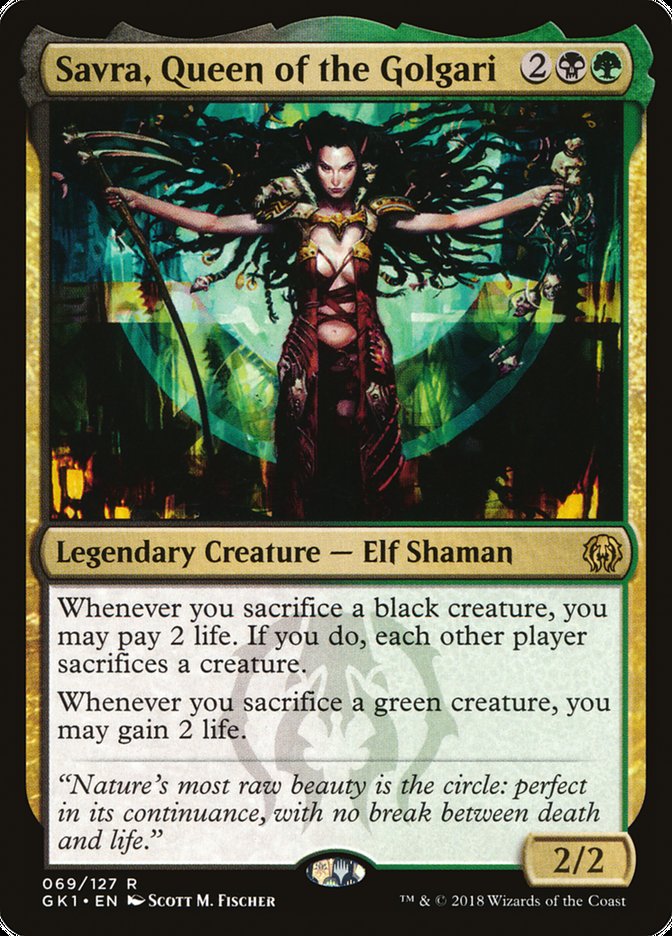 Savra, Queen of the Golgari [Guilds of Ravnica Guild Kit] | Rock City Comics