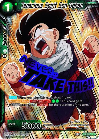 Tenacious Spirit Son Gohan (SPR) [TB3-037_SPR] | Rock City Comics