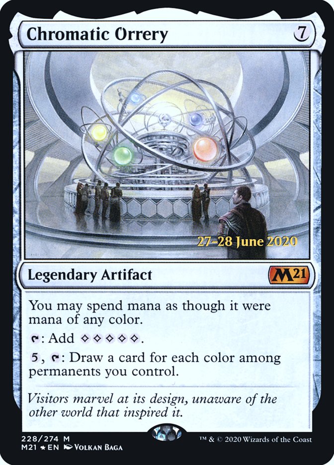 Chromatic Orrery  [Core Set 2021 Prerelease Promos] | Rock City Comics