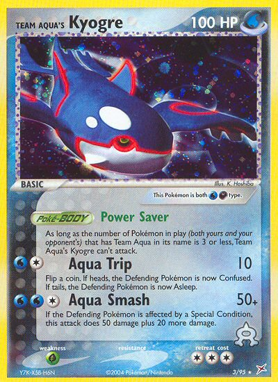 Team Aqua's Kyogre (3/95) [EX: Team Magma vs Team Aqua] | Rock City Comics