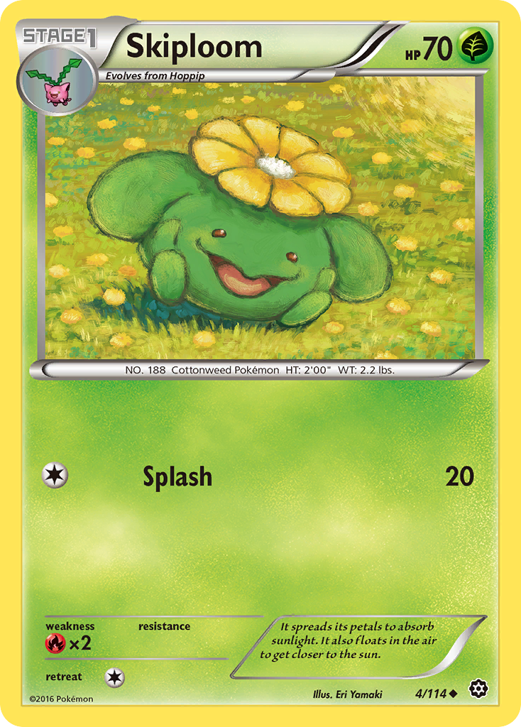 Skiploom (4/114) [XY: Steam Siege] | Rock City Comics