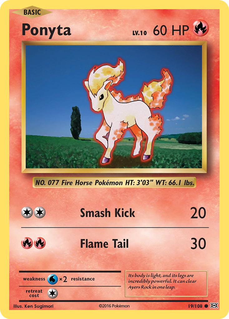 Ponyta (19/108) [XY: Evolutions] | Rock City Comics