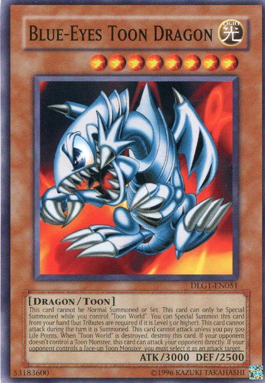 Blue-Eyes Toon Dragon [DLG1-EN051] Common | Rock City Comics