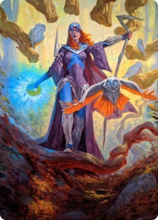 Kasmina, Enigma Sage Art Card [Strixhaven: School of Mages Art Series] | Rock City Comics