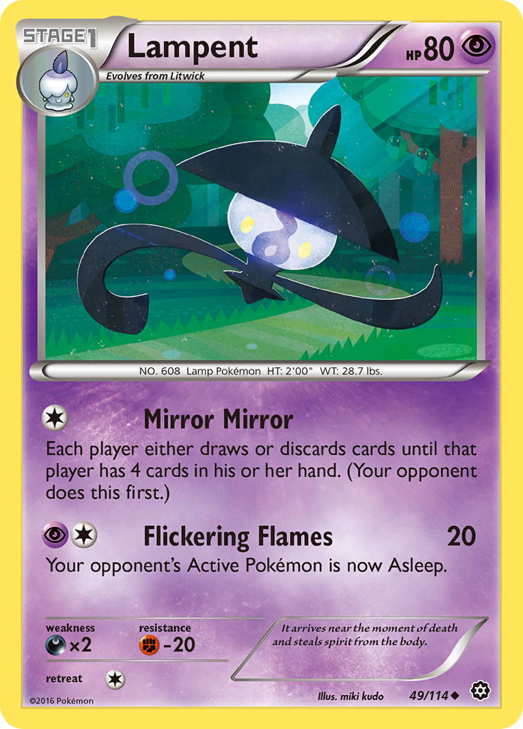 Lampent (49/114) [XY: Steam Siege] | Rock City Comics