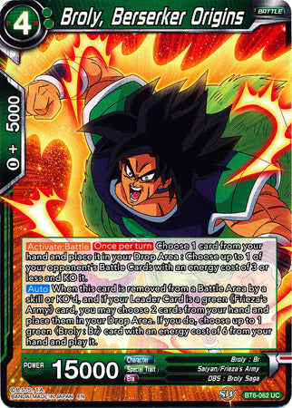 Broly, Berserker Origins [BT6-062] | Rock City Comics