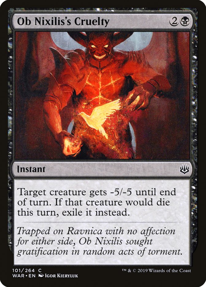 Ob Nixilis's Cruelty [War of the Spark] | Rock City Comics