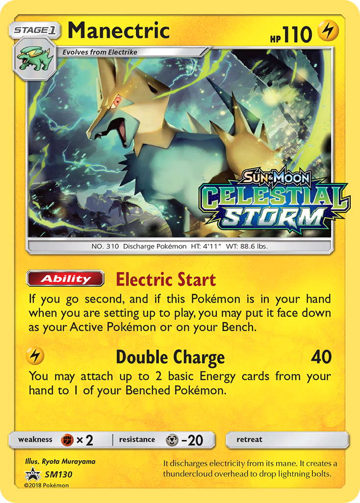 Manectric (SM130) [Sun & Moon: Black Star Promos] | Rock City Comics