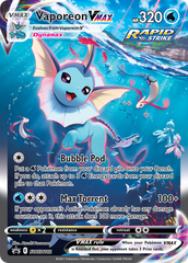 Vaporeon VMAX (SWSH182) (Jumbo Card) [Sword & Shield: Black Star Promos] | Rock City Comics