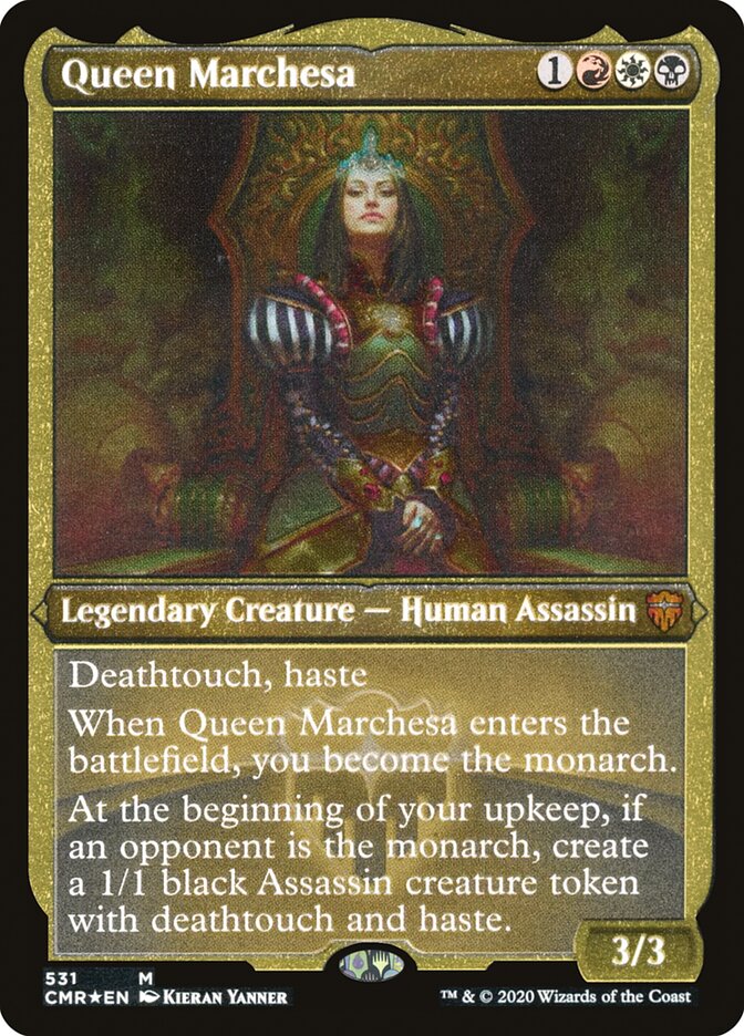 Queen Marchesa (Etched) [Commander Legends] | Rock City Comics