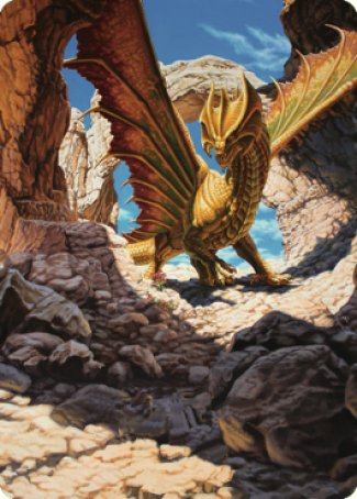 Ancient Brass Dragon Art Card (02) [Commander Legends: Battle for Baldur's Gate Art Series] | Rock City Comics