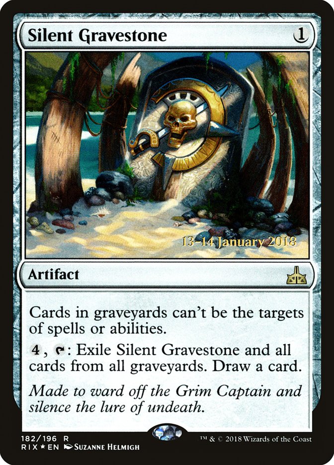 Silent Gravestone [Rivals of Ixalan Prerelease Promos] | Rock City Comics