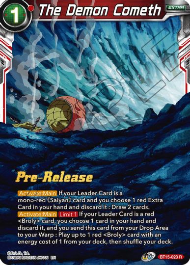 The Demon Cometh (BT15-023) [Saiyan Showdown Prerelease Promos] | Rock City Comics