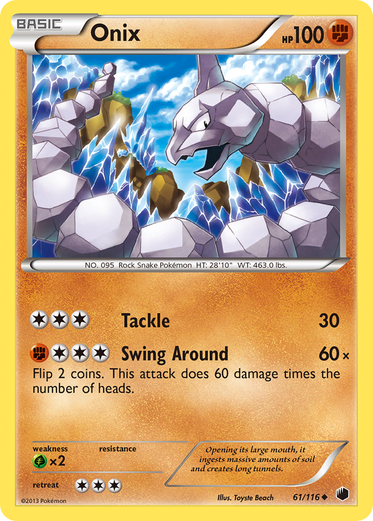 Onix (61/116) [Black & White: Plasma Freeze] | Rock City Comics