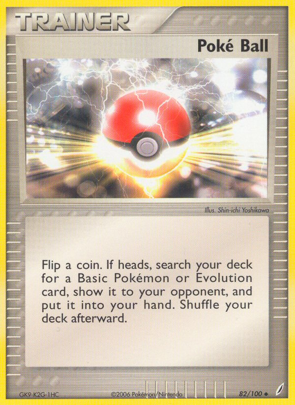 Poke Ball (82/100) [EX: Crystal Guardians] | Rock City Comics